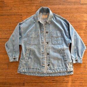 Free People WTF Madison City denim jacket